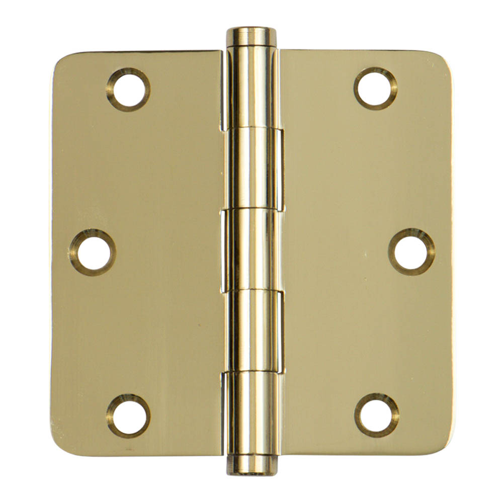 1/4" Radius Solid Brass Hinge