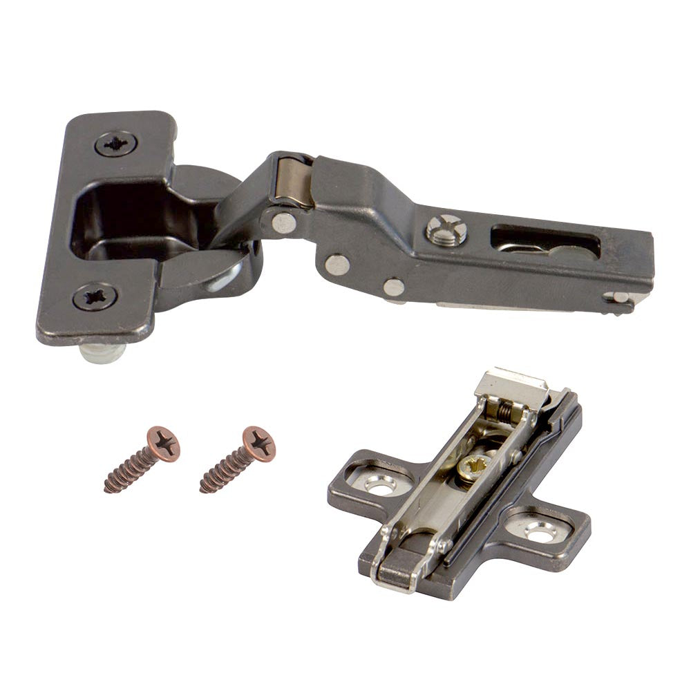 Half Cranked Hinge for Back-to-Back Overlay Cabinets - Bundle