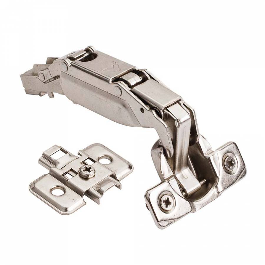Generic 170 Degree Overlay Hinge for Frameless Cabinets - Bundle