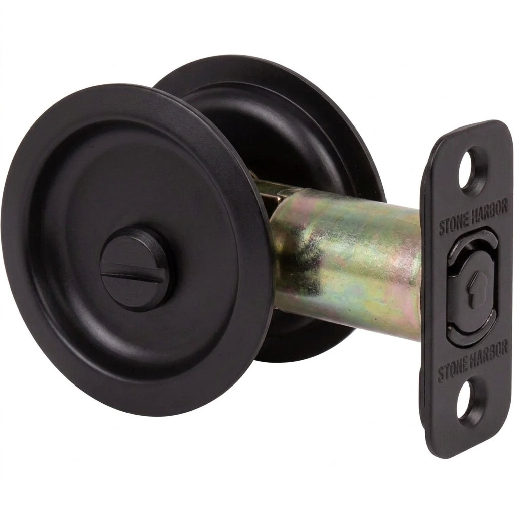 Round Pocket Door Lock, Privacy