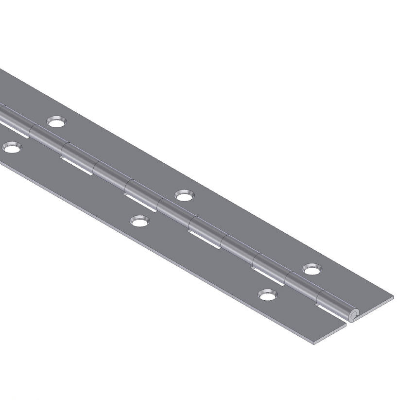 Aluminum Piano Hinge with Holes