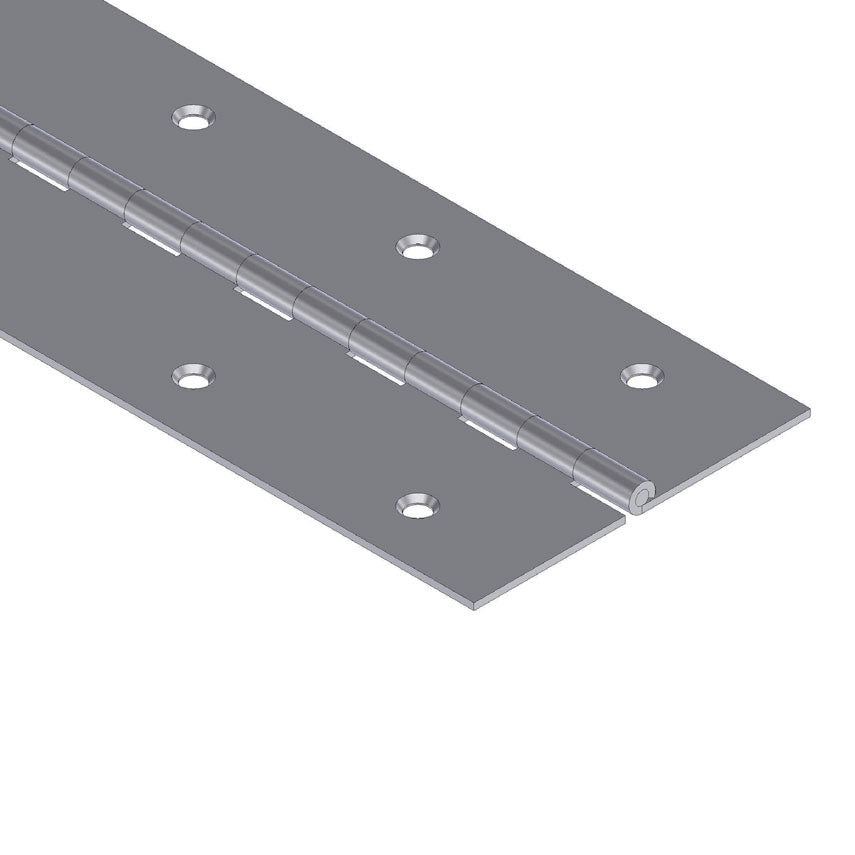 Aluminum Piano Hinge with Holes