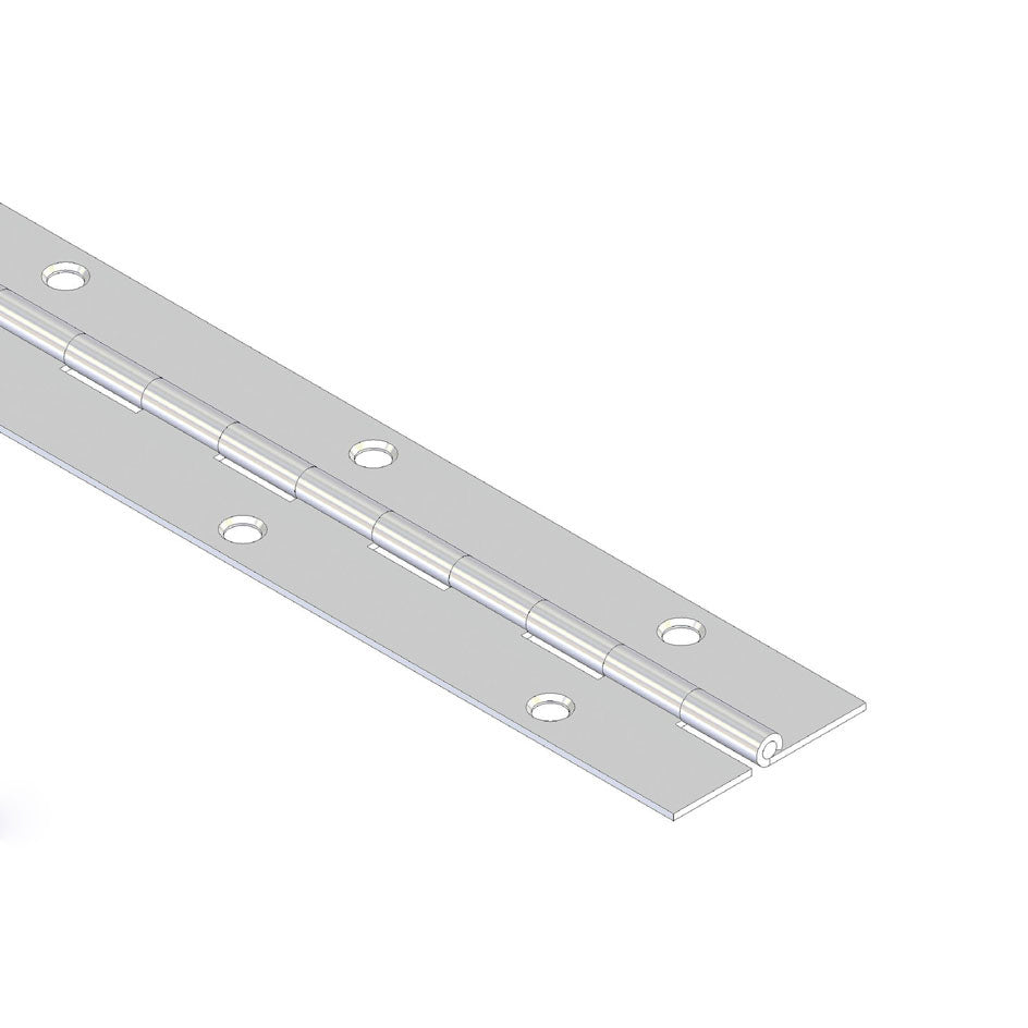 72" Nickel Plated Piano Hinge