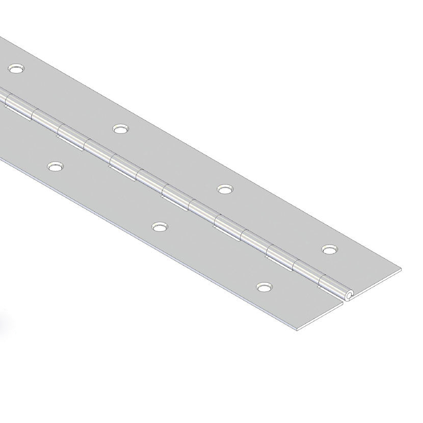 72" Nickel Plated Piano Hinge