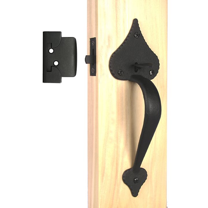 11" Thumb Latch, Double Sided Heart Style