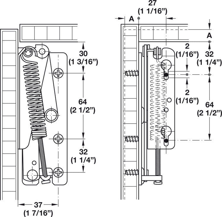 Swing Up Hinge