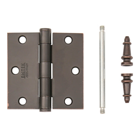 3-1/2" Builder's Grade Steeple Tipped Hinge Bundle