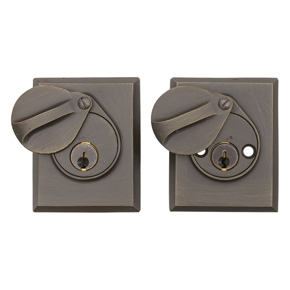 Sandcast Bronze Rectangular Deadbolt