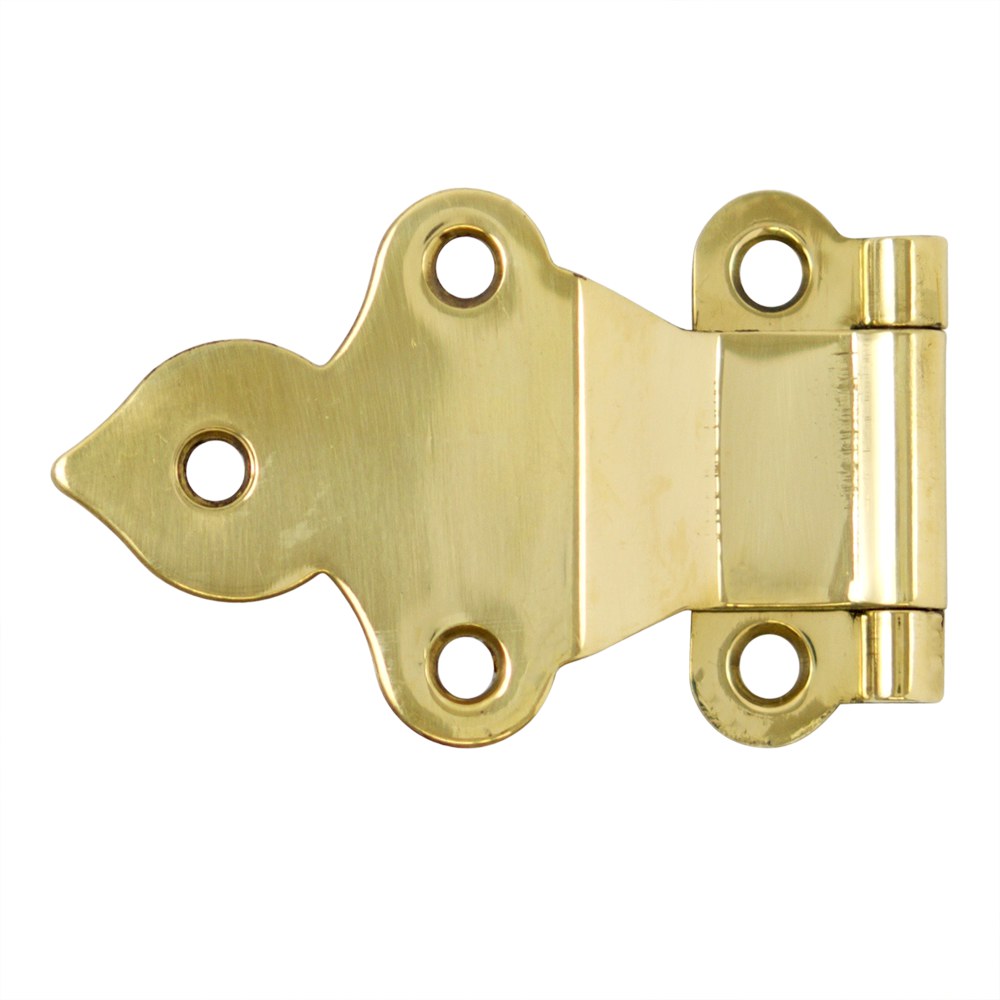 Solid Brass Surface Mount Hinge, 3/8" Offset