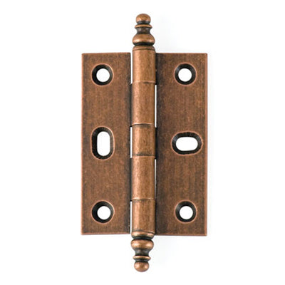 Solid Brass Crown Tipped Hinge