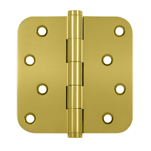 5/8" Radius Solid Brass Hinge