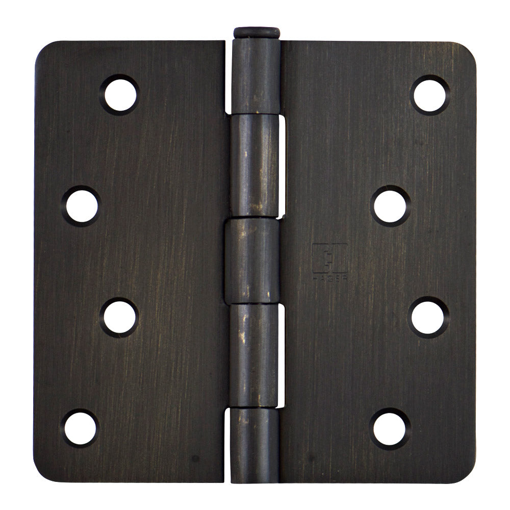 1/4" Radius Solid Brass Hinge