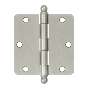 1/4" Radius Ball Tipped Residential Steel Hinge