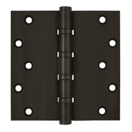 Brass Heavy Duty Ball Bearing Hinge, 6" x 6"