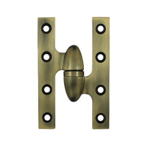 Olive Knuckle Door Hinge, 5" x 3-1/4"