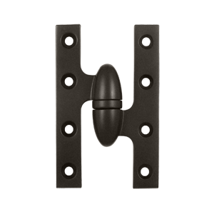 Olive Knuckle Door Hinge, 5" x 3-1/4"