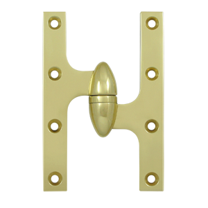 Olive Knuckle Door Hinge, 6" x 4"