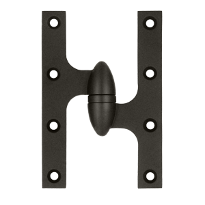 Olive Knuckle Door Hinge, 6" x 4"