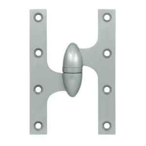 Olive Knuckle Door Hinge, 6" x 4-1/2"