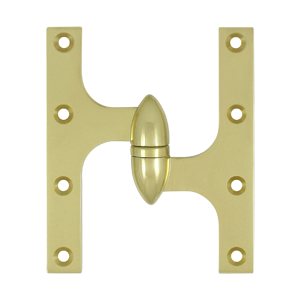 Olive Knuckle Door Hinge, 6" x 5"