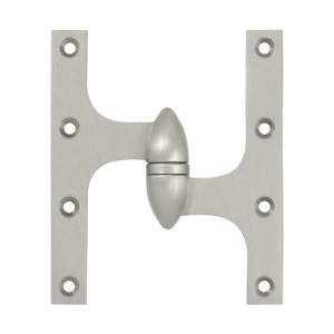 Olive Knuckle Door Hinge, 6" x 5"