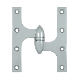 Olive Knuckle Door Hinge, 6" x 5"