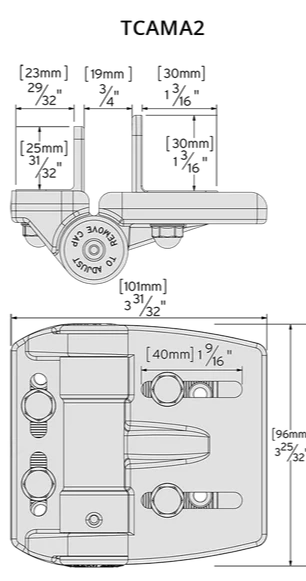 TruClose Regular Multi Adjustable Spring Hinge