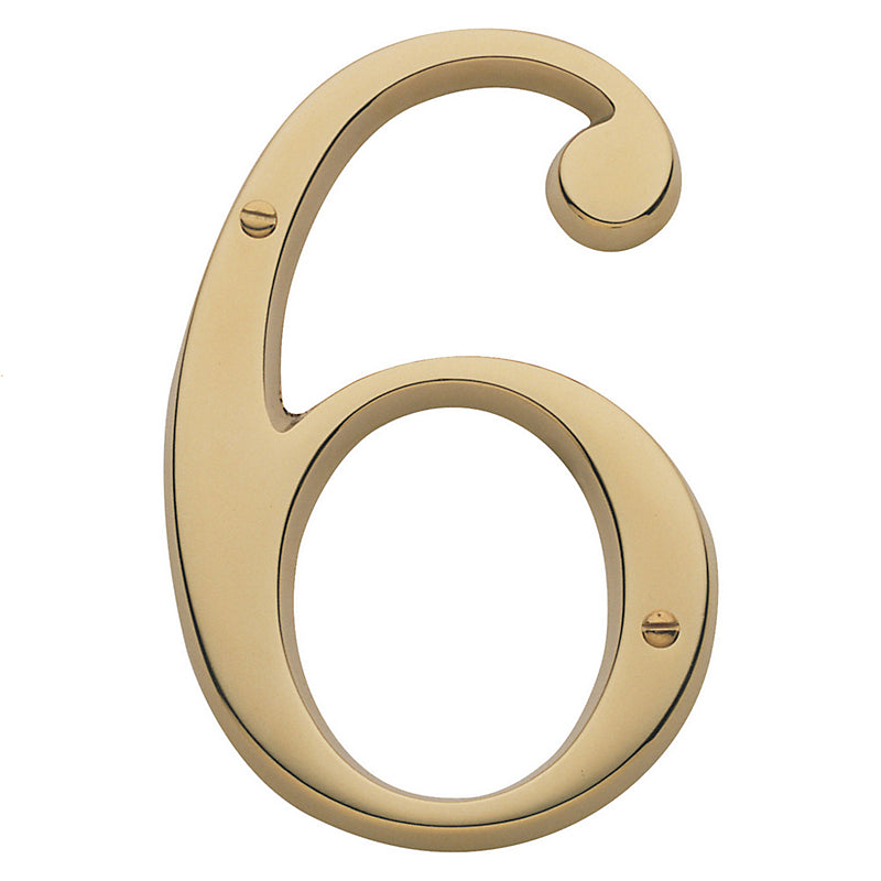 Baldwin Solid Brass House Numbers