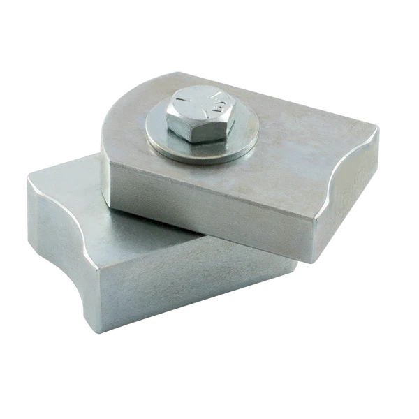 Small Flat Weld-On Hinge, Aluminum
