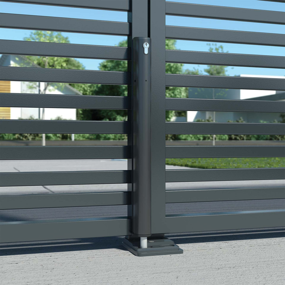 Locinox Fail-Close Motorized Electric Drop Bolt For Automated Swing Gates
