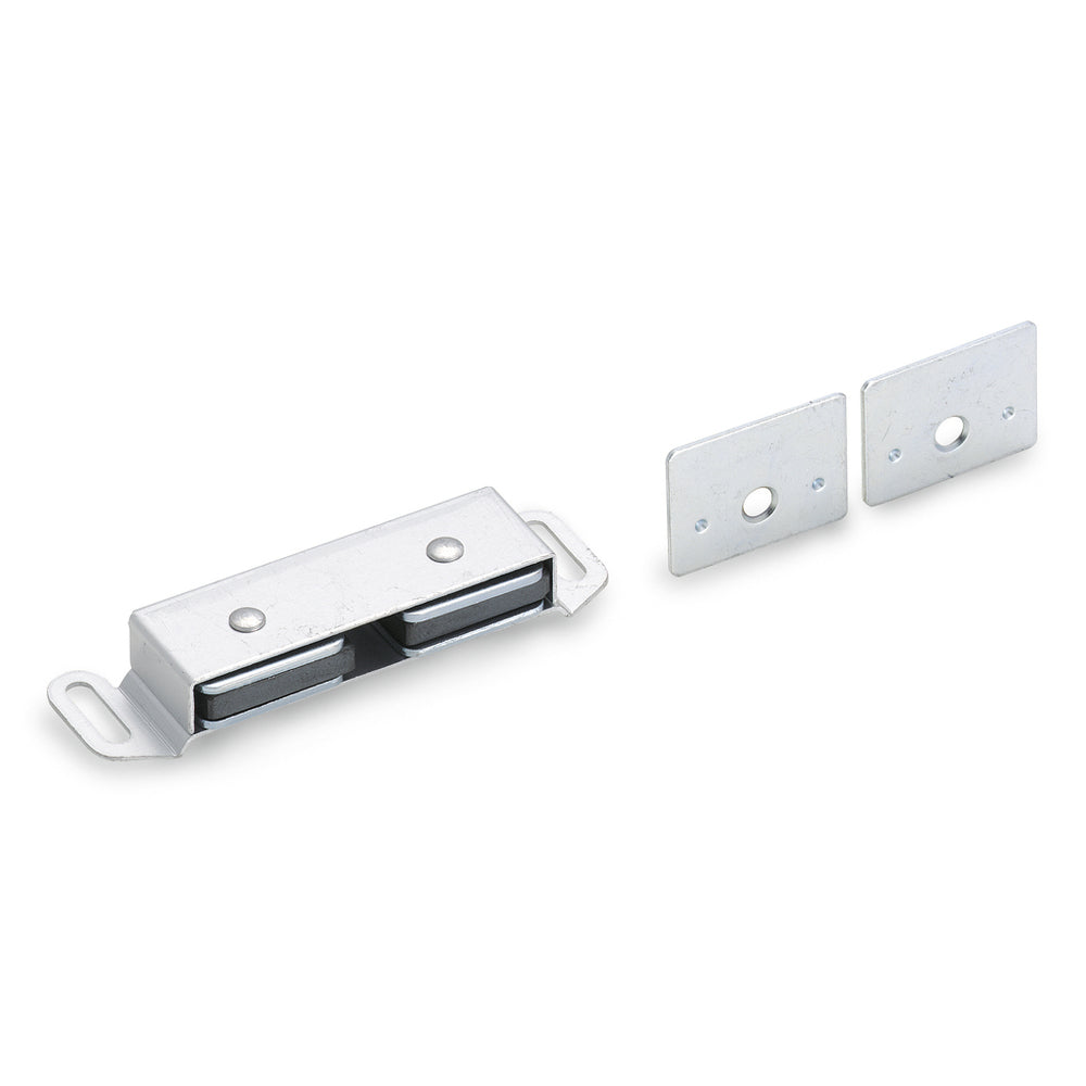 Double Magnetic Catch, Zinc Plated