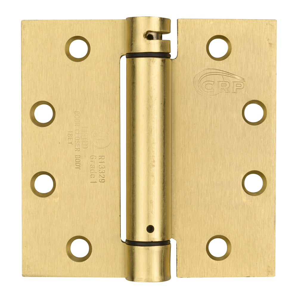 4-1/2" Heavy Duty Spring Hinge, Builders Grade