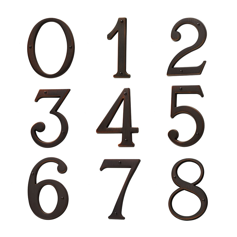 Baldwin Solid Brass House Numbers