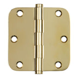 5/8" Radius Solid Brass Hinge