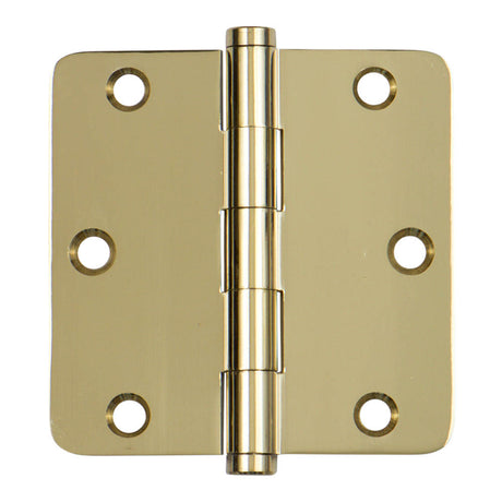 1/4" Radius Solid Brass Hinge