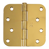 5/8" Radius Solid Brass Hinge