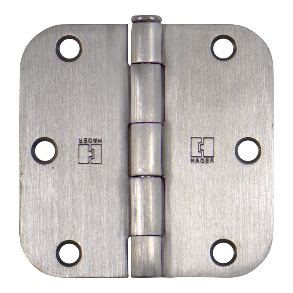 Stainless Steel 5/8" Radius Corner Residential Hinge