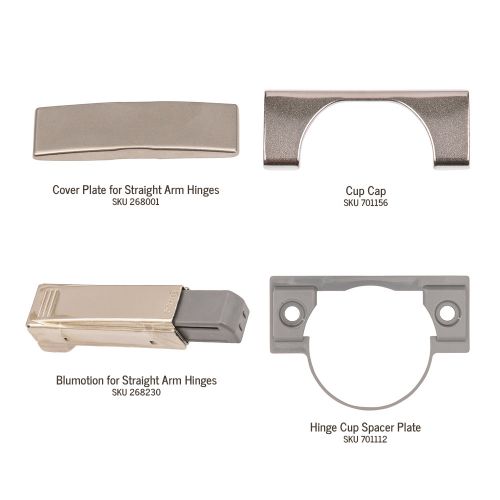 Blum "110 Plus" Hinge for Face Frame Overlay Cabinets - Bundle