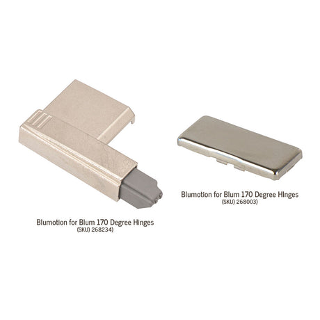 Blum 170 Degree Hinge for Face Frame Overlay Cabinets - Bundle