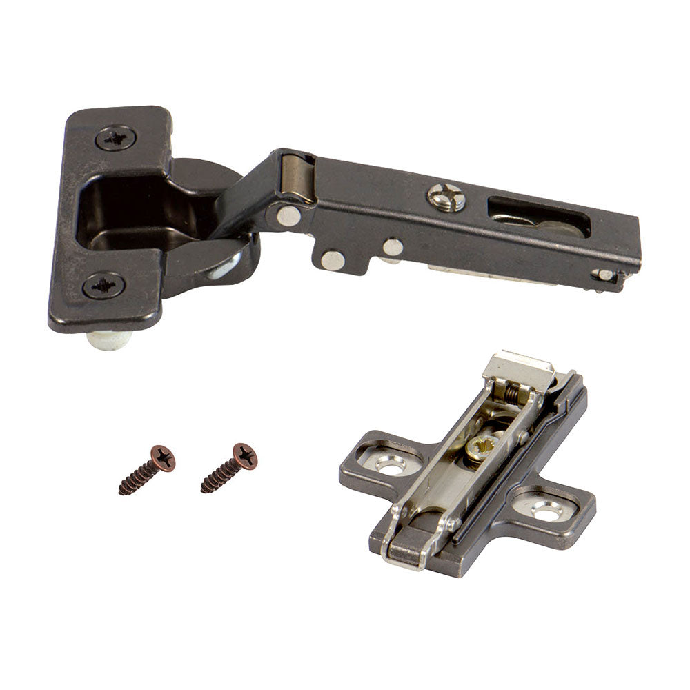 Straight Arm Hinge for Frameless Cabinets - Bundle