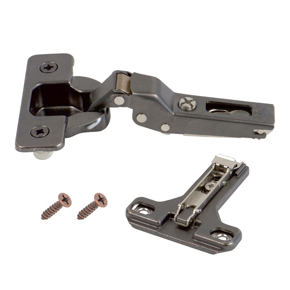 Half Cranked Hinge for Face Frame Half Overlay Cabinets - Bundle