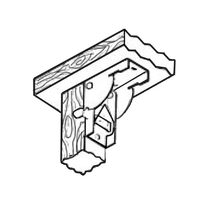 Table Leg Hinge for 1-1/2" Square Leg