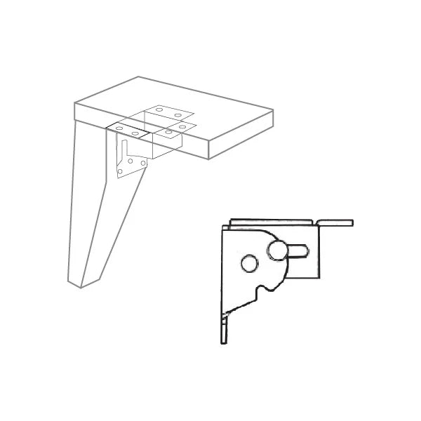 Heavy-Duty Table Leg Hinge