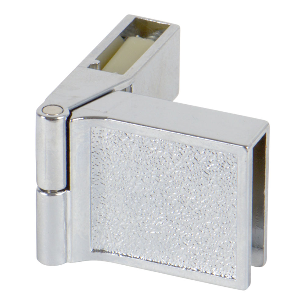 Non-Bore Inset Glass Door Hinge