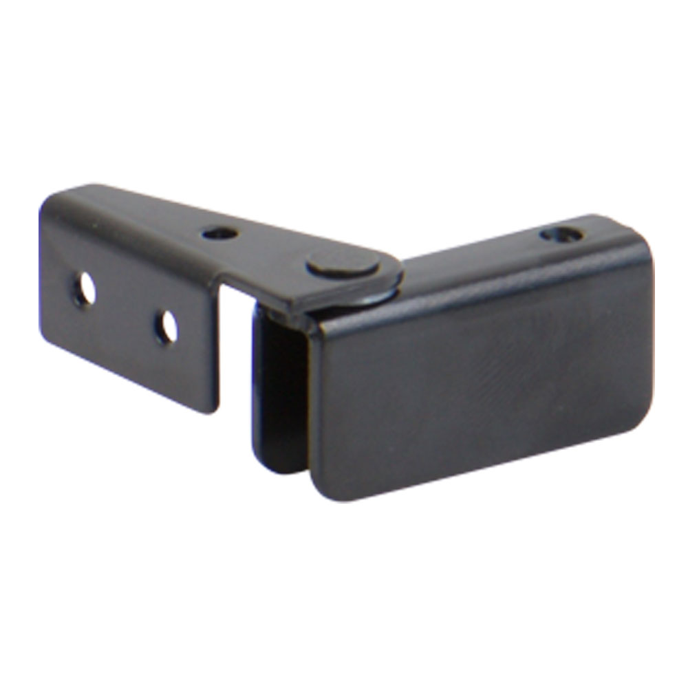 No-Bore Inset Glass Door Hinge, Side Mount