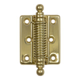 Solid Brass Spring Hinge with Ball Tips