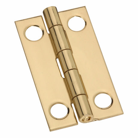 Narrow Solid Brass Butt Hinge