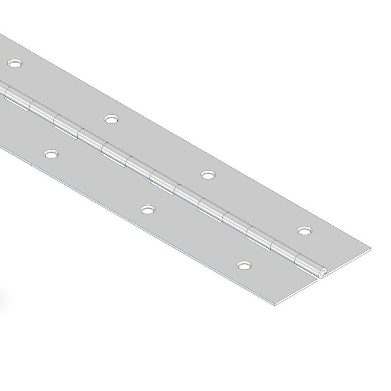 Nickel Plated Piano Hinge, 12" x 11/4" HardwareSource