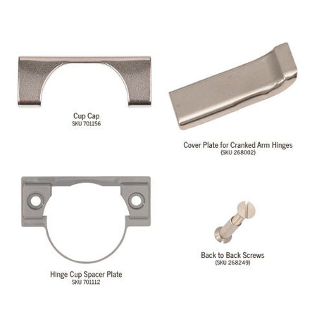 Blum Blumotion Hinge for Back-to-Back Overlay Cabinets - Bundle