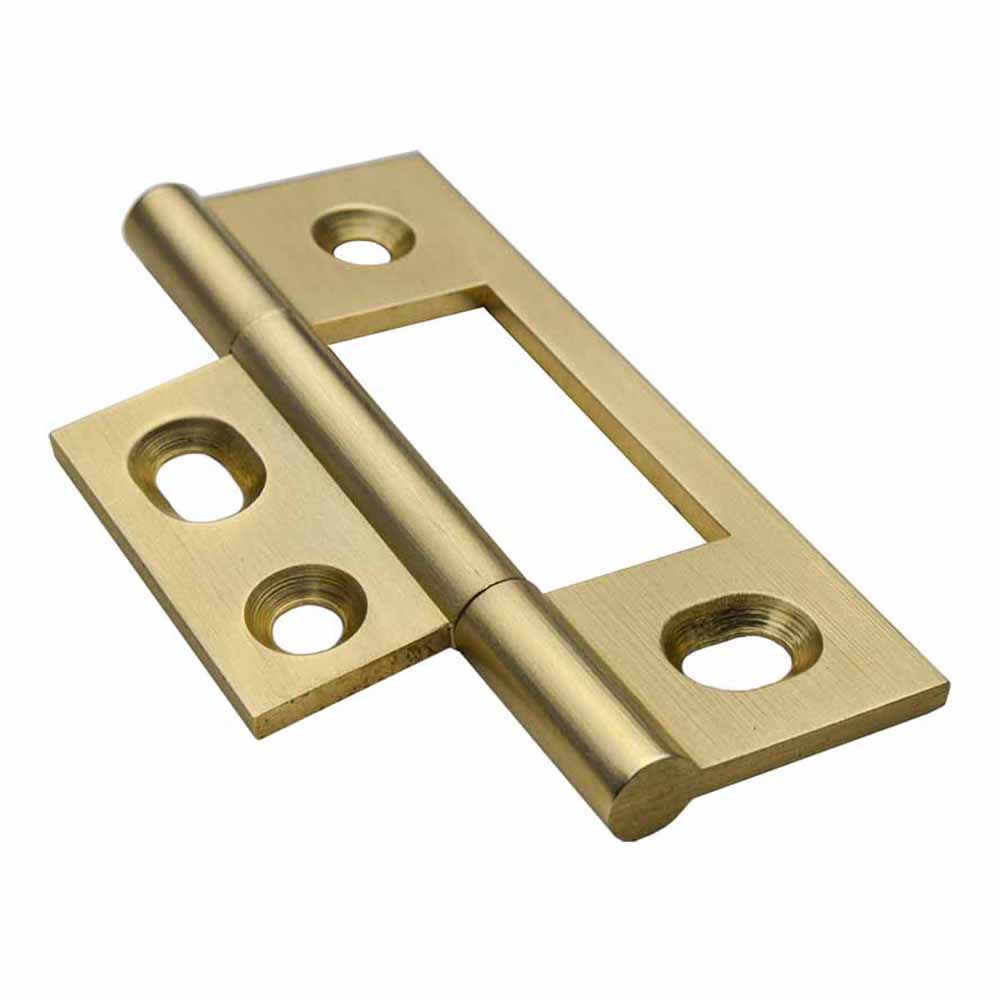 Solid Brass No-Mortise Hinge